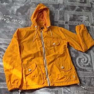 Penfield Hudson Men's Raincoat Jacket Orange Yellow Size M